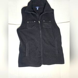 Chaps Fleece Zip Up Vest